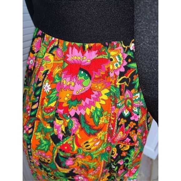 Vintage 60’s Long Sleeve Maxi Dress Size Medium - Picture 16 of 16